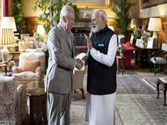 
      
      PM Modi meets King Charles III, gifts sapling for green push
      
      