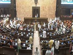 
      
      Rajya Sabha MPs demand debate on Bihar voter list revision
      
      