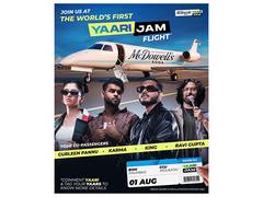 
      
      World’s First Yaari Jam at 36,000 Feet
      
      