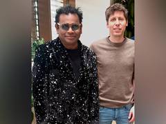 
      
      AR Rahman meets OpenAI CEO Sam Altman
      
      
