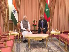 
      
      PM Modi holds meeting with Maldivian President Muizzu in Male
      
      