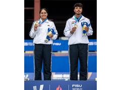 
      
      Parneet, Kushal bag gold in Mixed Compound Archery
      
      
