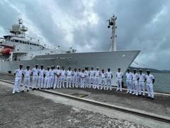 
      
      USNS Bowditch vessel departs from Port Blair
      
      