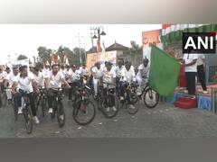 
      
      Cycle rally held in Srinagar to mark Kargil Vijay Diwas
      
      