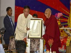 
      
      Thiksey Rinpoche donates land for Tibetan refugee resettlement 
      
      
