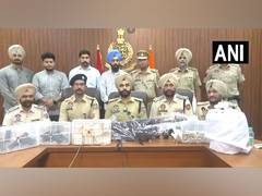 
      
      Punjab: Amritsar police recovers large consignment of weapons
      
      