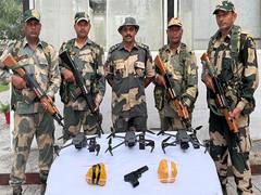 
      
      BSF recover four drones with heroin, pistol along Punjab border
      
      