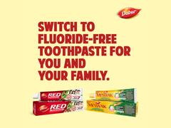 
      
      Dabur Red Paste Turns #SwitchToFluorideFree Campaign 
      
      