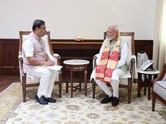 
      
      Assam CM Sarma meets PM Modi
      
      