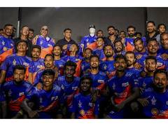
      
      Cricketer Shreyas Iyer Unveils SoBo Mumbai Falcons Yoddhas Jersey
      
      