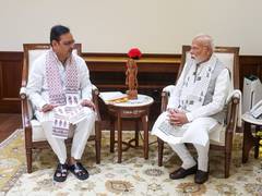 
      
      Rajasthan CM Bhajanlal Sharma meets PM Modi
      
      