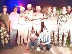 
      
      Punjab: BSF nabs 2 smugglers, seizes 6 drones, heroin and pistol 
      
      