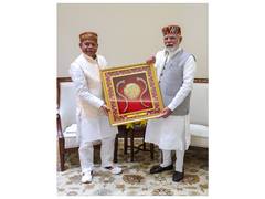 
      
      Himachal Governor briefs PM Modi on disaster losses
      
      