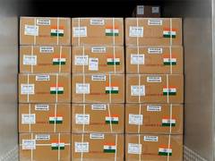 
      
      "India's humanitarian support to the people of Syria...
      
      