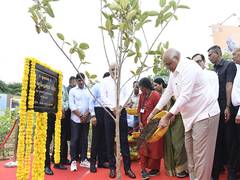 
      
      Gujarat CM initiates tree plantation drive in Ahmedabad 
      
      