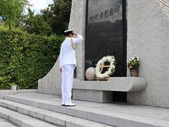
      
      Japan: Navy chief Tripathi pays tributes at Memorial Cenotaph
      
      