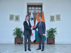 
      
      India-Panama hold delegation-level talks on UN matters: MEA
      
      