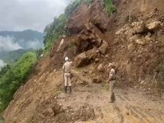 
      
      Chandigarh-Manali Highway blocked after landslide 
      
      