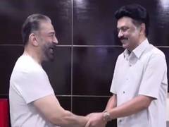 
      
      RS MP Kamal Haasan meets Tamil Nadu CM MK Stalin
      
      