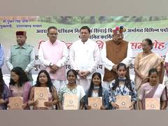 
      
      Uttarakhand CM Dhami distributes appointment letters 
      
      