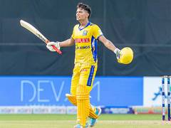 
      
      Yash Dhull smashes first ton of DPL 2025
      
      