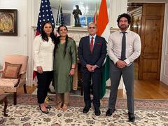 
      
      Indian envoy Kwatra meets US Intelligence Chief Gabbard
      
      