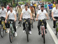 
      
      With aim of obesity, 34th edition of Fit India Sundays on Cycle 
      
      