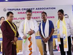 
      
      Tripura's first international cricket stadium to be ready by Dece
      
      