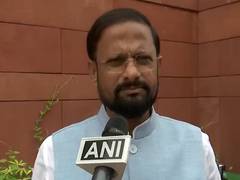 
      
      Naresh Mhaske after NDA Parliamentary Party meeting
      
      