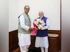 
      
      Odisha Dy CM Kanak Vardhan meets PM Modi
      
      