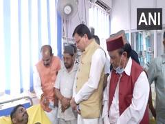 
      
      Uttarakhand CM Dhami visits hospital to meet disaster victims
      
      