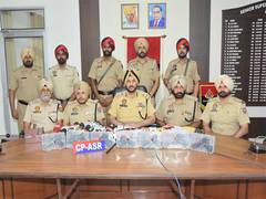 
      
      Cross border arms smuggling network busted in Amritsar; Four held
      
      