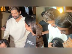 
      
      Allu Arjun turns protective dad during family dinner in Mumbai
      
      