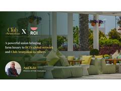 
      
      Aranyakaa Farms Partners with RCI to Redefine Sustainable Luxury 
      
      