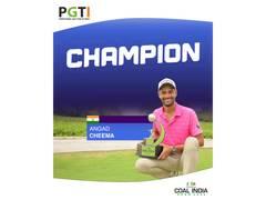 
      
      Angad Cheema Clinches PGTI’s Coal India Open 2025
      
      