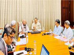 
      
      Manohar Lal Khattar, MoS Jitendra Singh jointly convene meeting
      
      