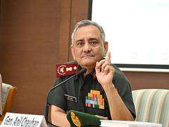 
      
      CDS General Chauhan highlights India's military transformation
      
      