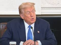
      
      Trump again touts global peace efforts during accord signing
      
      