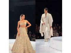 
      
      Janhvi Kapoor, Siddharth Malhotra walks the ramp for Gaurav Gupta
      
      