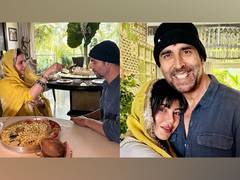 
      
      Akshay Kumar celebrates Raksha Bandhan with sister Alka Bhatia
      
      