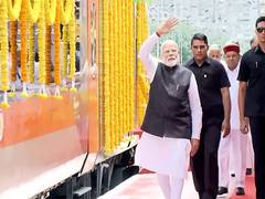 
      
      PM Modi flags off three Vande Bharat Express trains
      
      