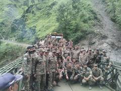 
      
      Uttarkashi floods: BRO completes construction of Bailey bridge
      
      