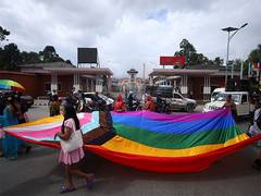 
      
      Nepali sexual minorities parade in Kathmandu
      
      
