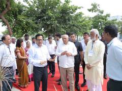 
      
      CM Patel inspects L&T construction Skills Training  Institute 
      
      