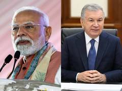 
      
      PM Modi speaks with Uzbekistan President
      
      
