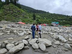 
      
      Team of experts inspects disaster-hit Dharali in Uttarkashi
      
      