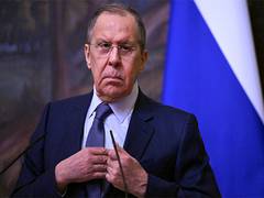 
      
      Lavrov's USSR' T-shirt hints at Soviet nostalgia
      
      