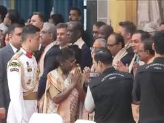 
      
      Prez Murmu hosts 'At Home' event at Rashtrapati Bhavan
      
      