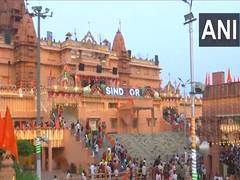 
      
      Mathura's Krishna Janambhoomi Temple displays 'Op Sindoor' board
      
      