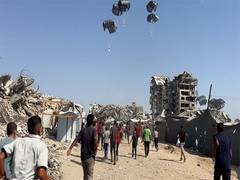 
      
      UAE carries out 72nd airdrop of aid over Gaza Strip
      
      